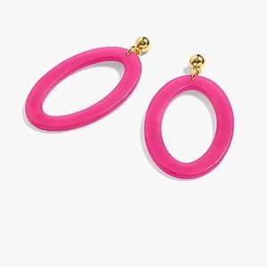 Jcrew pink and gold earrings